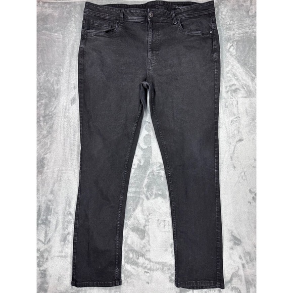 The Perfect Jean Nyc Other - The Perfect Jean NYC Slim Fit Mens Black Denim Jeans 42x34 JUXTIBBDT34